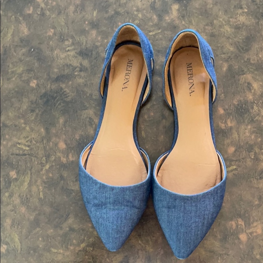 Pointed flats shoes